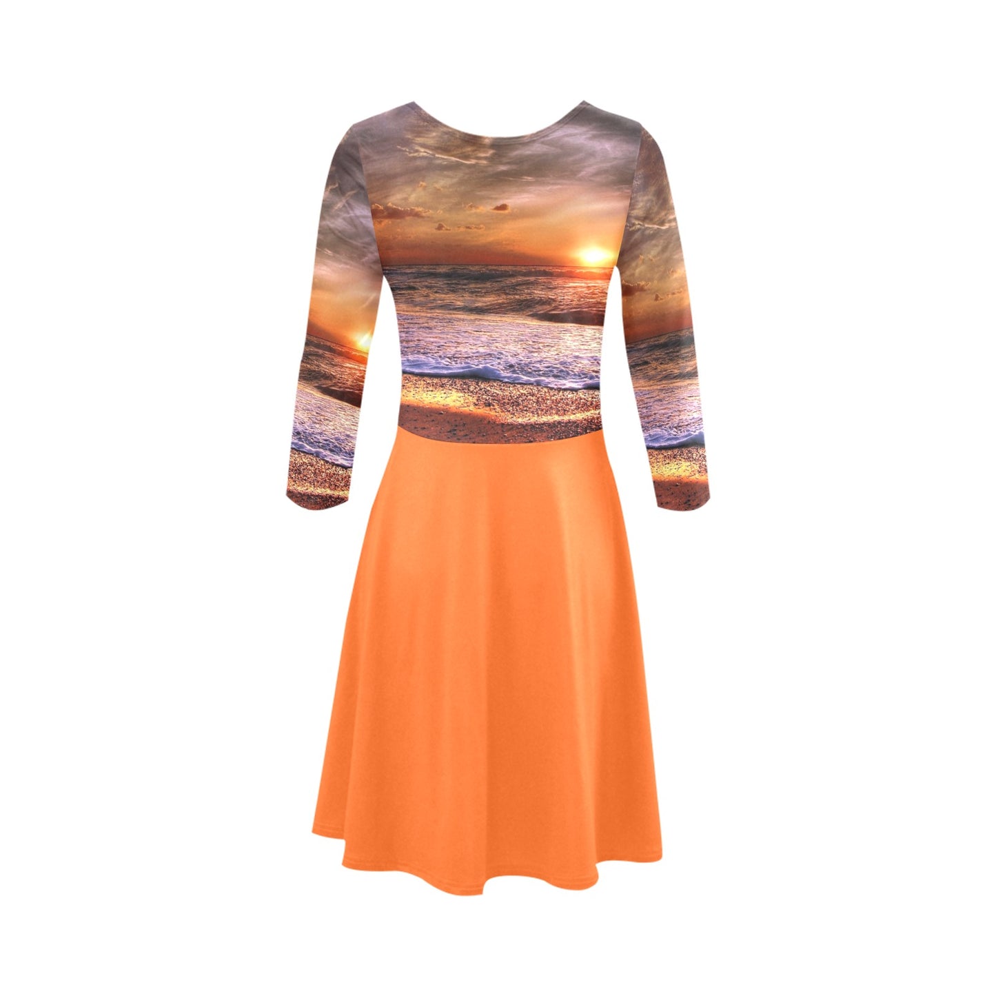 Montauk'nite "Napeague Bliss" Women's 3/4 Sleeve Sundress