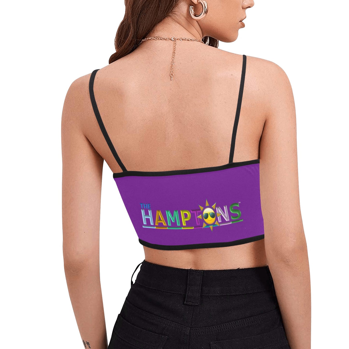 Hampton Bays "Baymen Pride" Women's Spaghetti Strap Crop Top