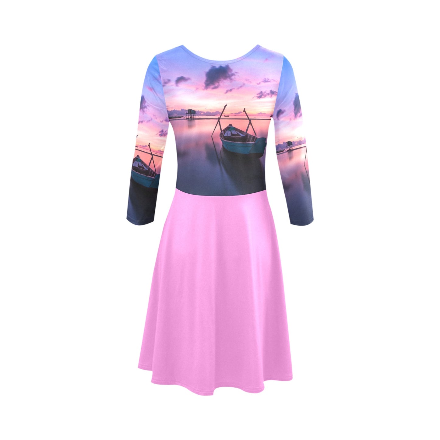 Hampton Bays "Canoe Place Serenity" Women's 3/4 Sleeve Sundress