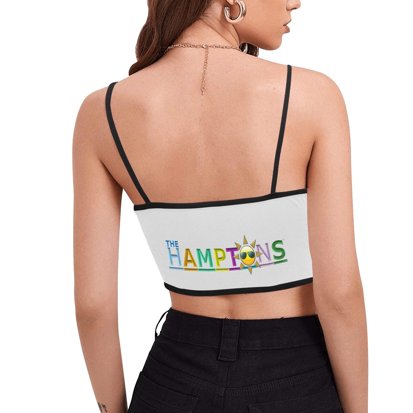 Sag Harbor'nite "Long Beach Haze" Women's Spaghetti Strap Crop Top