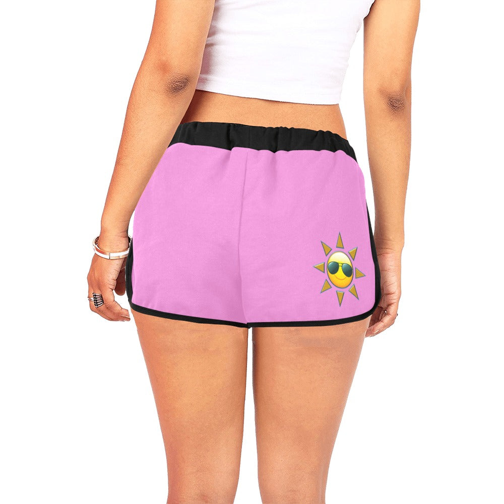 Hampton Bays "CANOE PLACE ROSE" Women's Track Shorts
