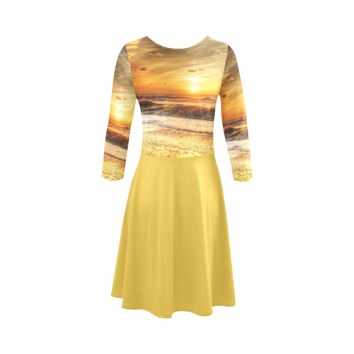East Hamptonite "Georgica Bliss" Women's 3/4 Sleeve Sundress