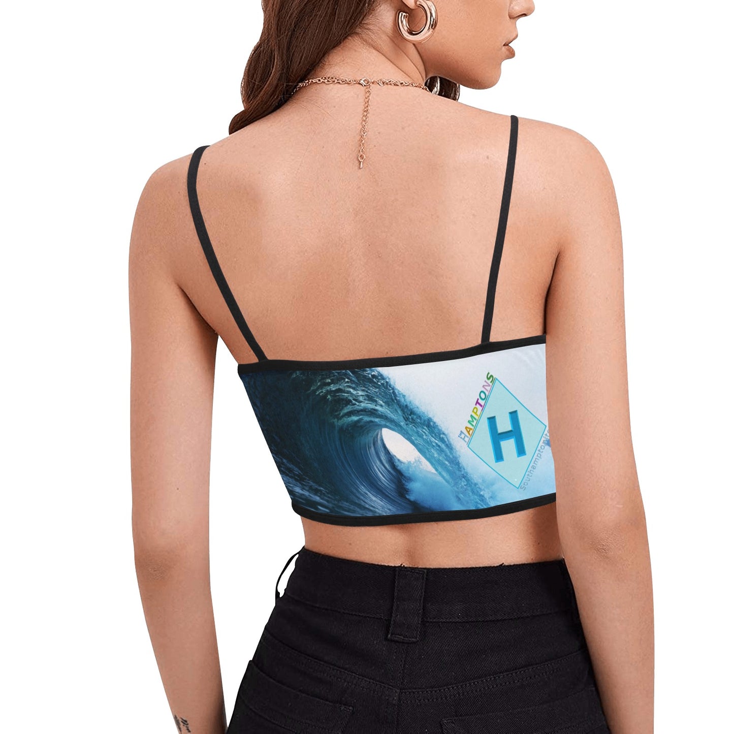 Southamptonite "COOPERS RIP CURL" Women's Spaghetti Strap Crop Top