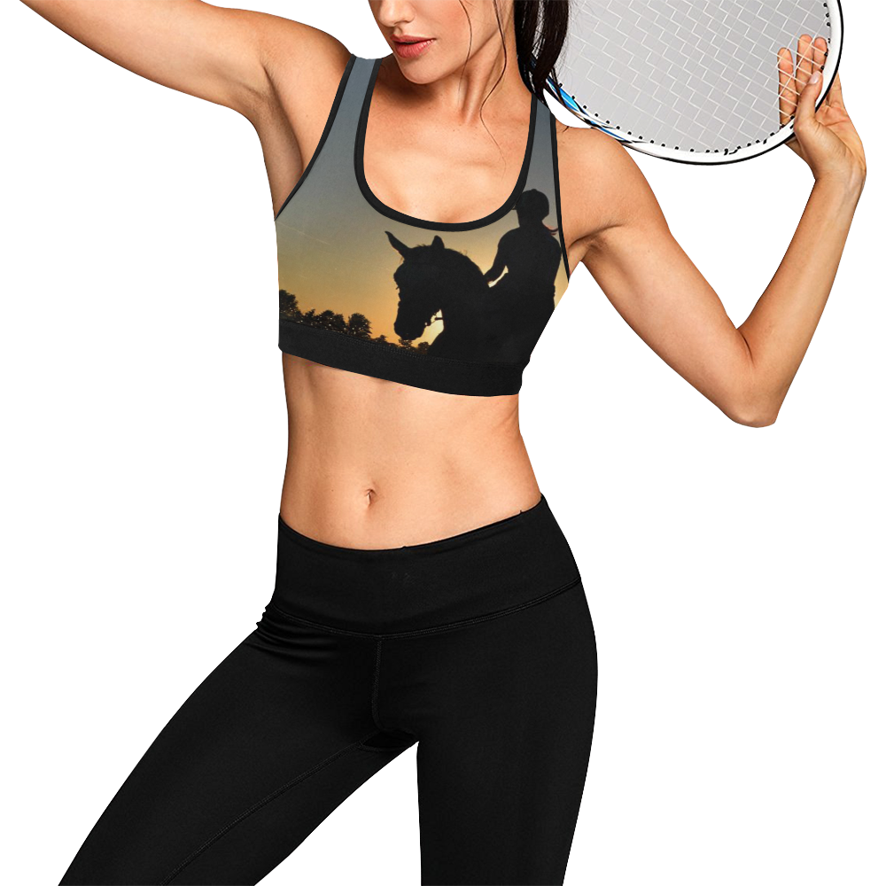 Bridgehamptonite "PALOMINO CLASSIC" Women's Sports Bra