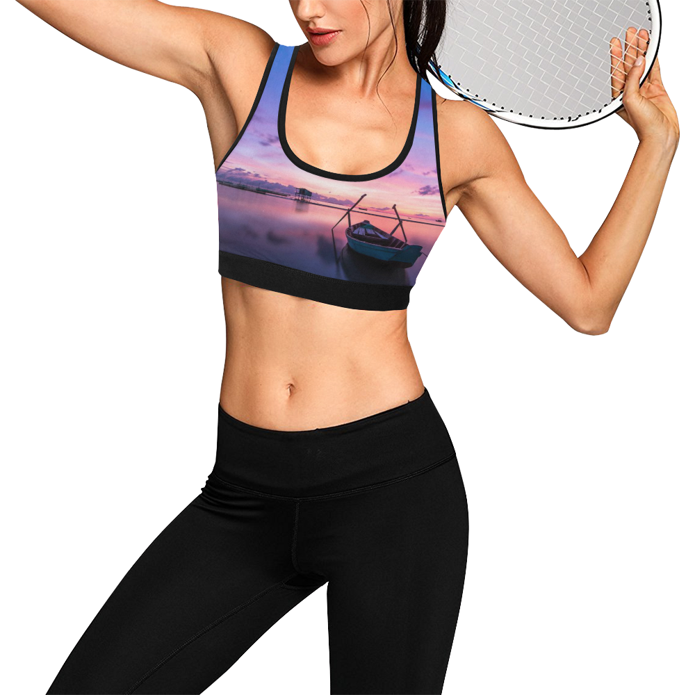 Hampton Bays "CANOE PLACE SERENITY" Women's Sports Bra