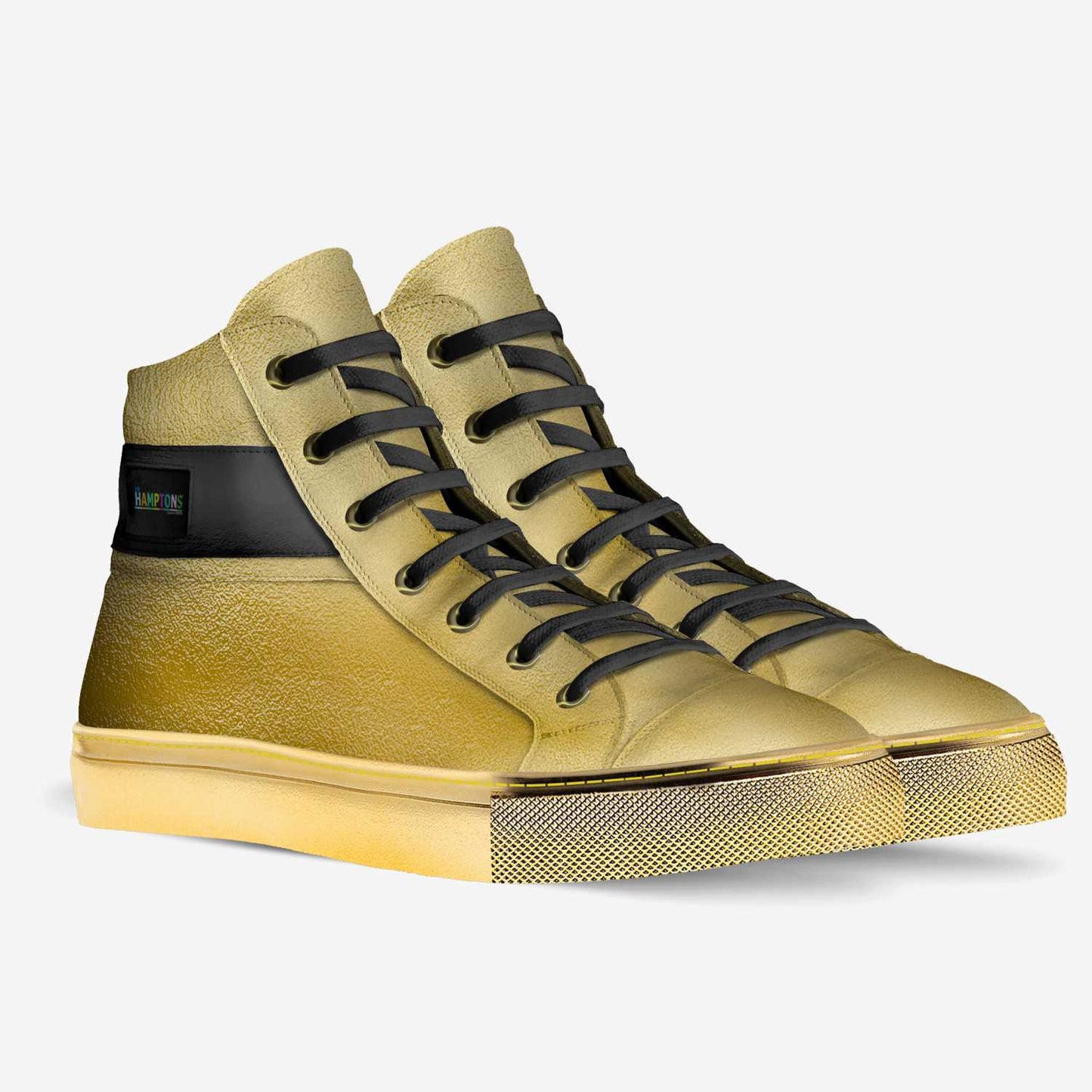 East Hamptonite "GEORGICA BULLION" High Top Sneakers