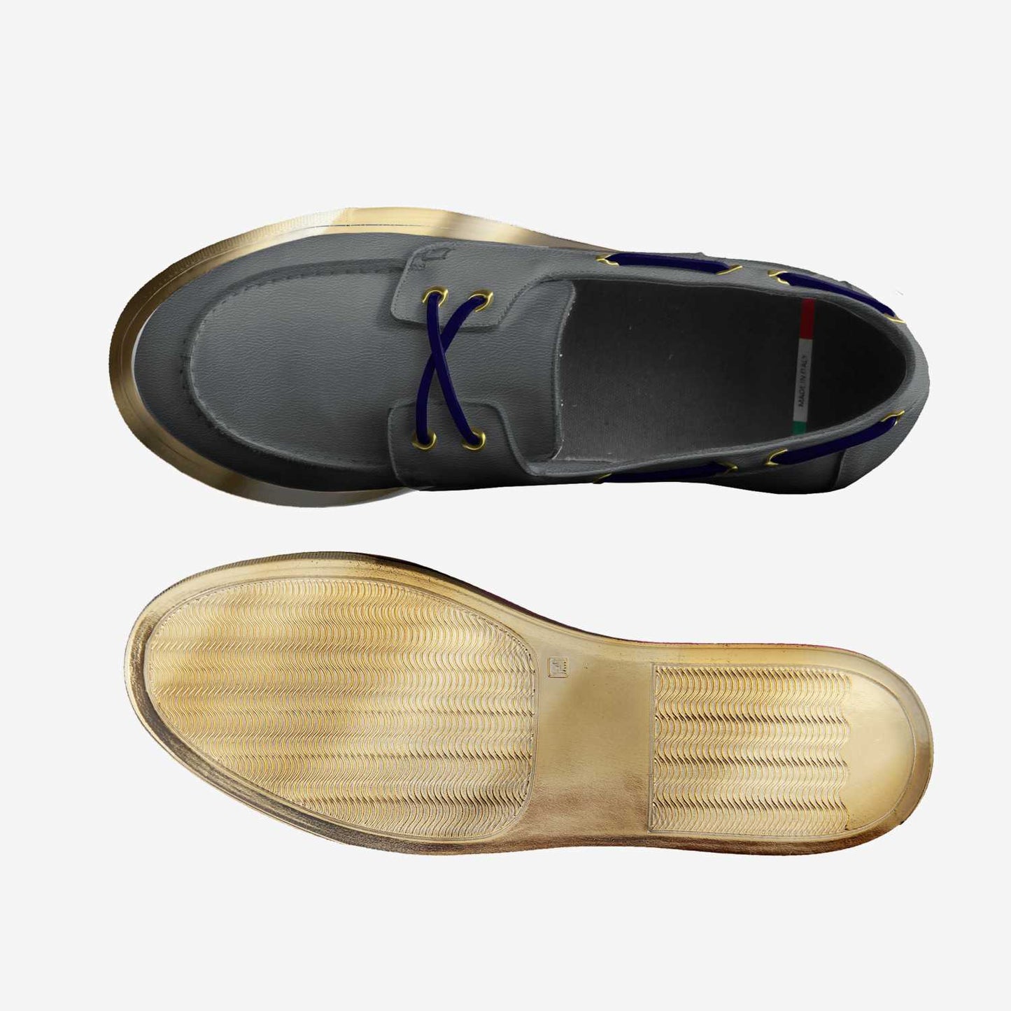 East Hamptonite "GEORGICA BULLION" Boat Shoes