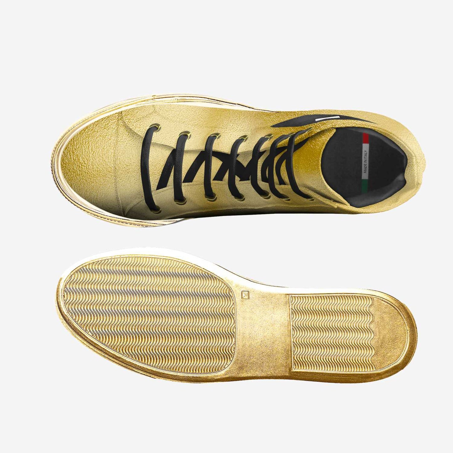 East Hamptonite "GEORGICA BULLION" High Top Sneakers