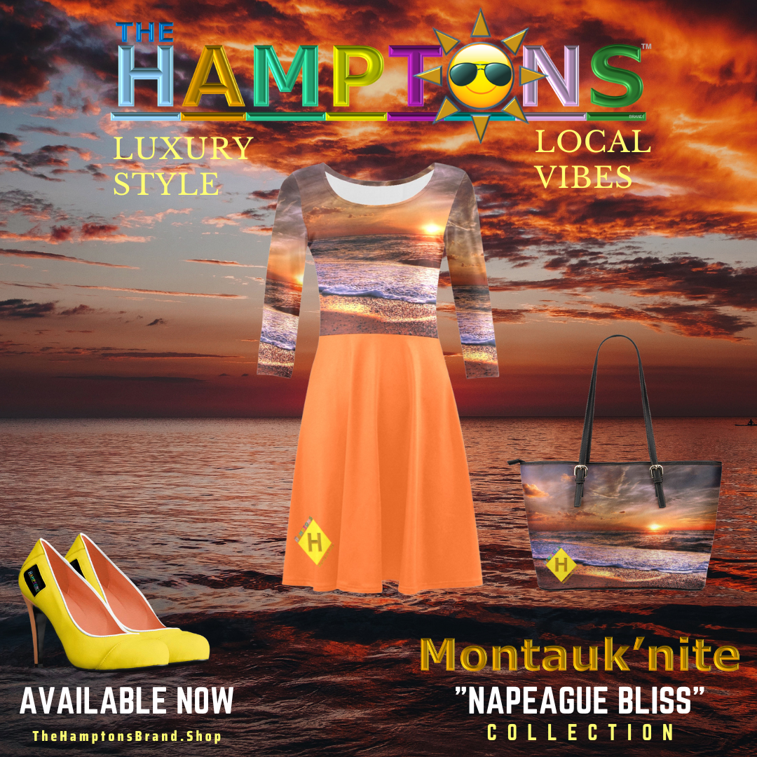 Montauk'nite "Napeague Bliss" Women's 3/4 Sleeve Sundress