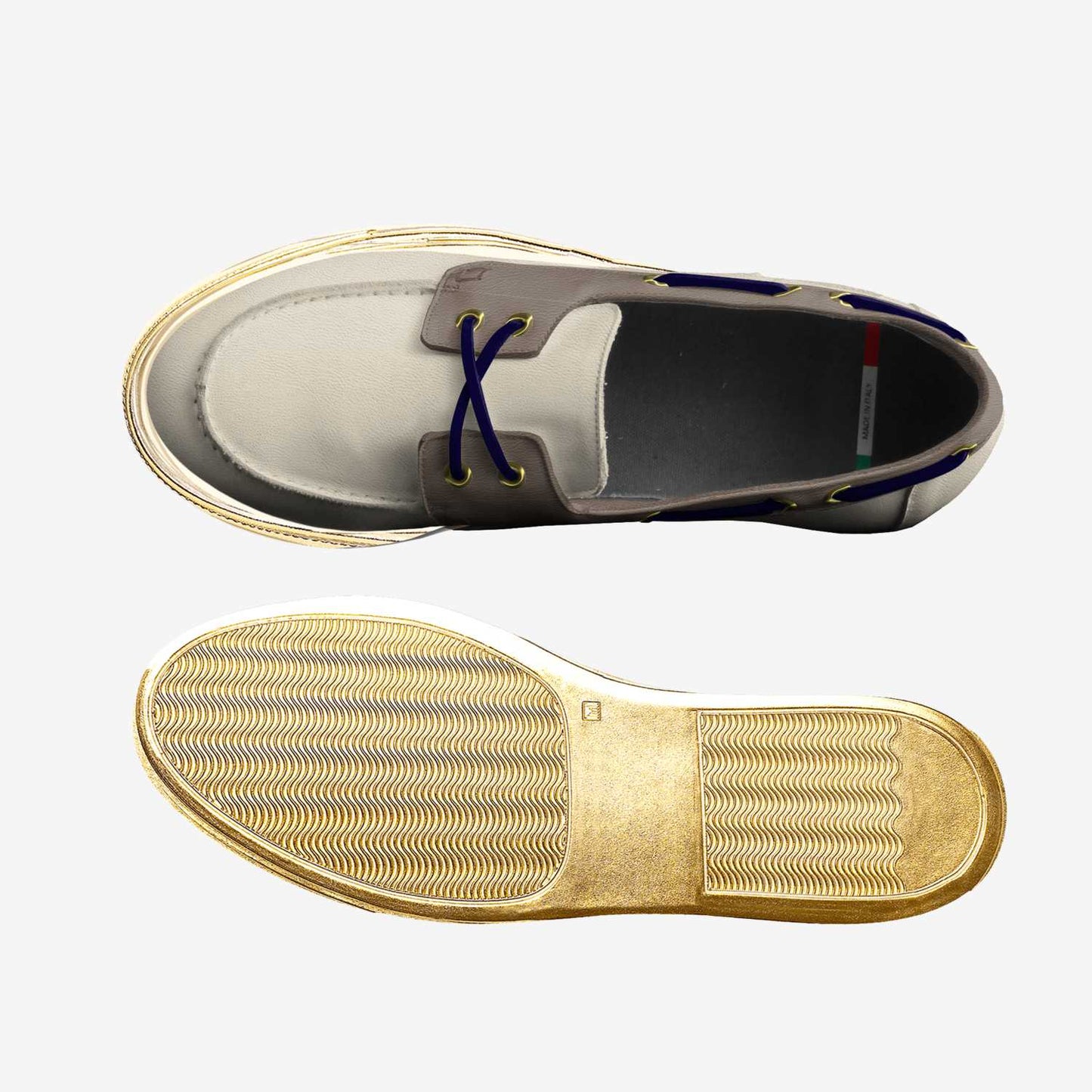 Bridgehamptonite "SAND CASTLE CHILLAZ" Boat Shoes