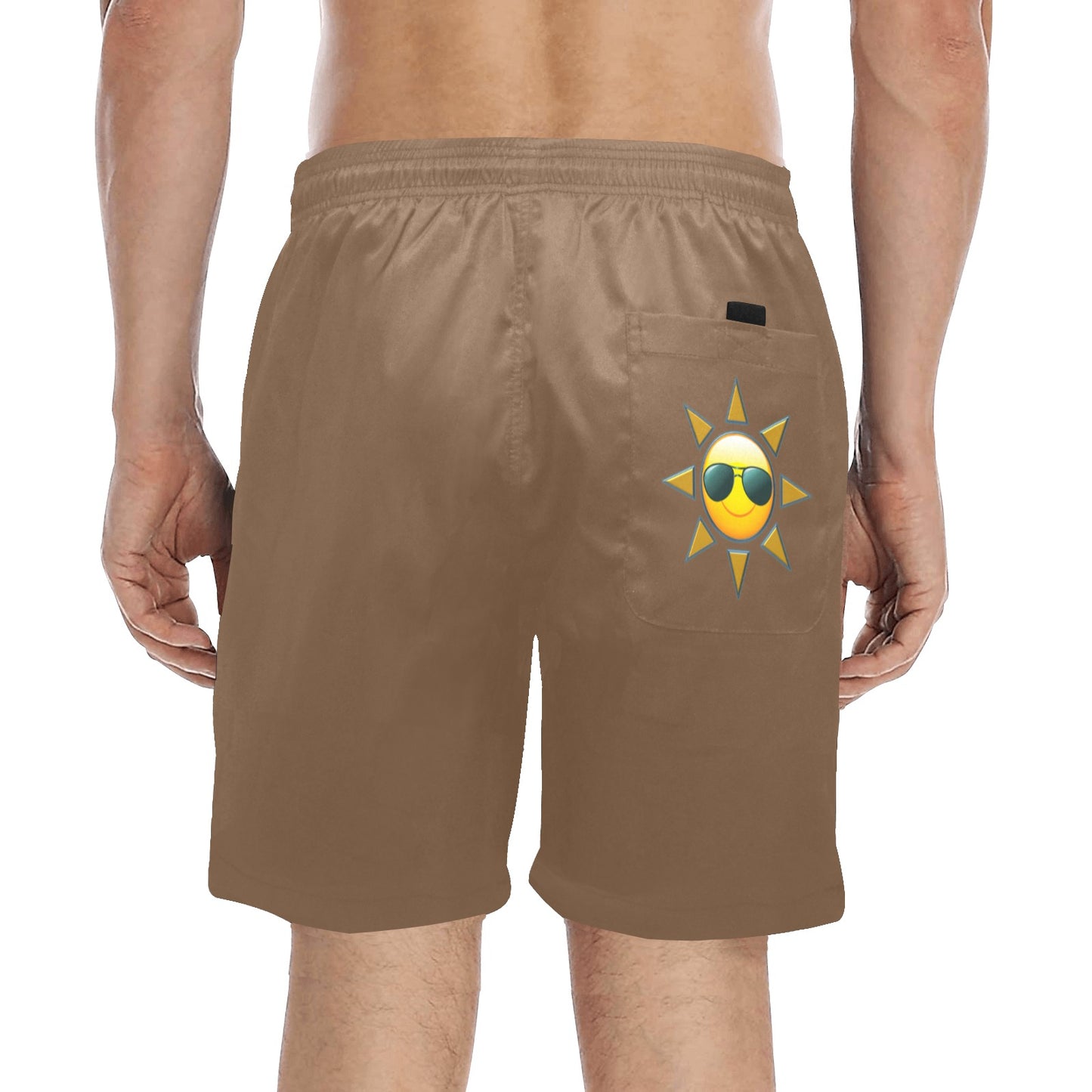 Bridgehamptonite "Potato Barn" Men's Swim Trunks
