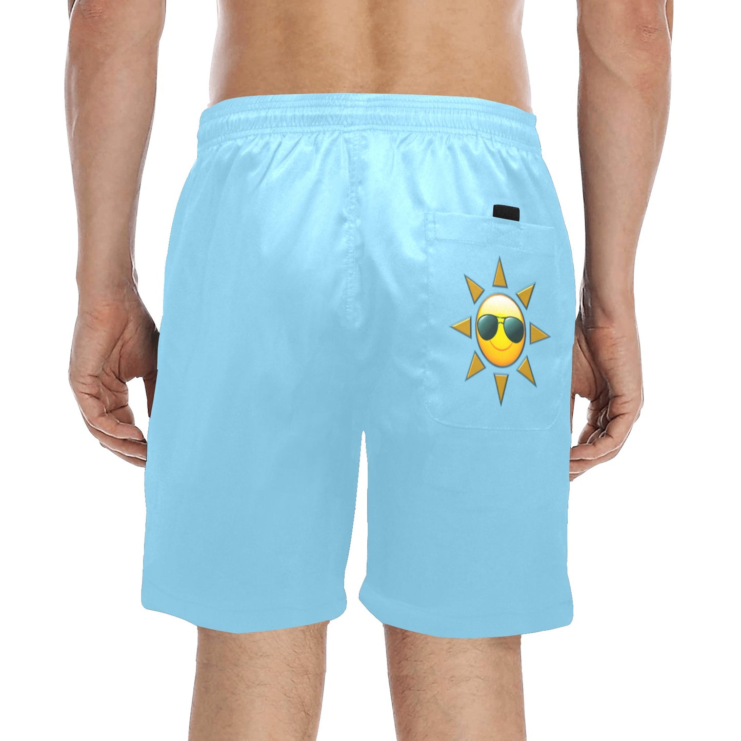 Sag Harbor'nite "Bay Street Bliss" Men's Swim Trunks