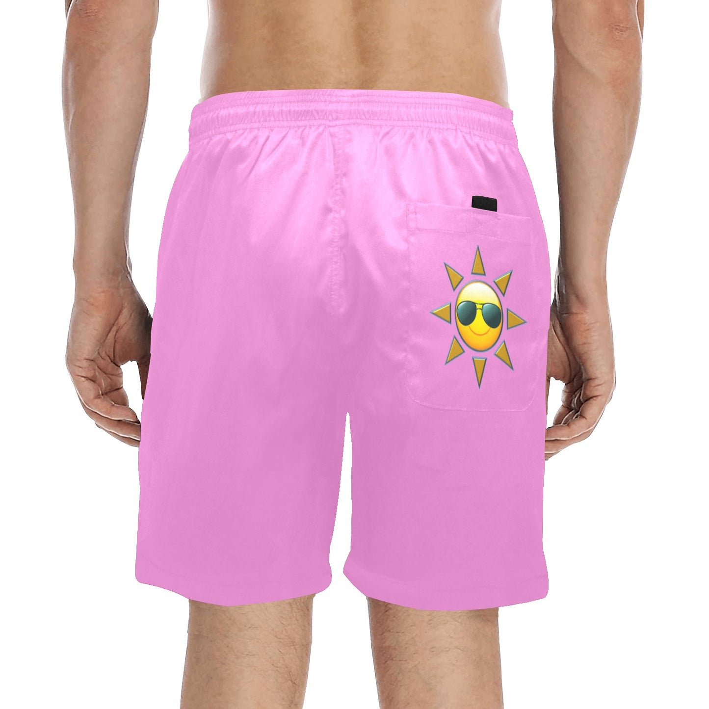 Hampton Bays "Canoe Place Rose" Men's Swim Trunks