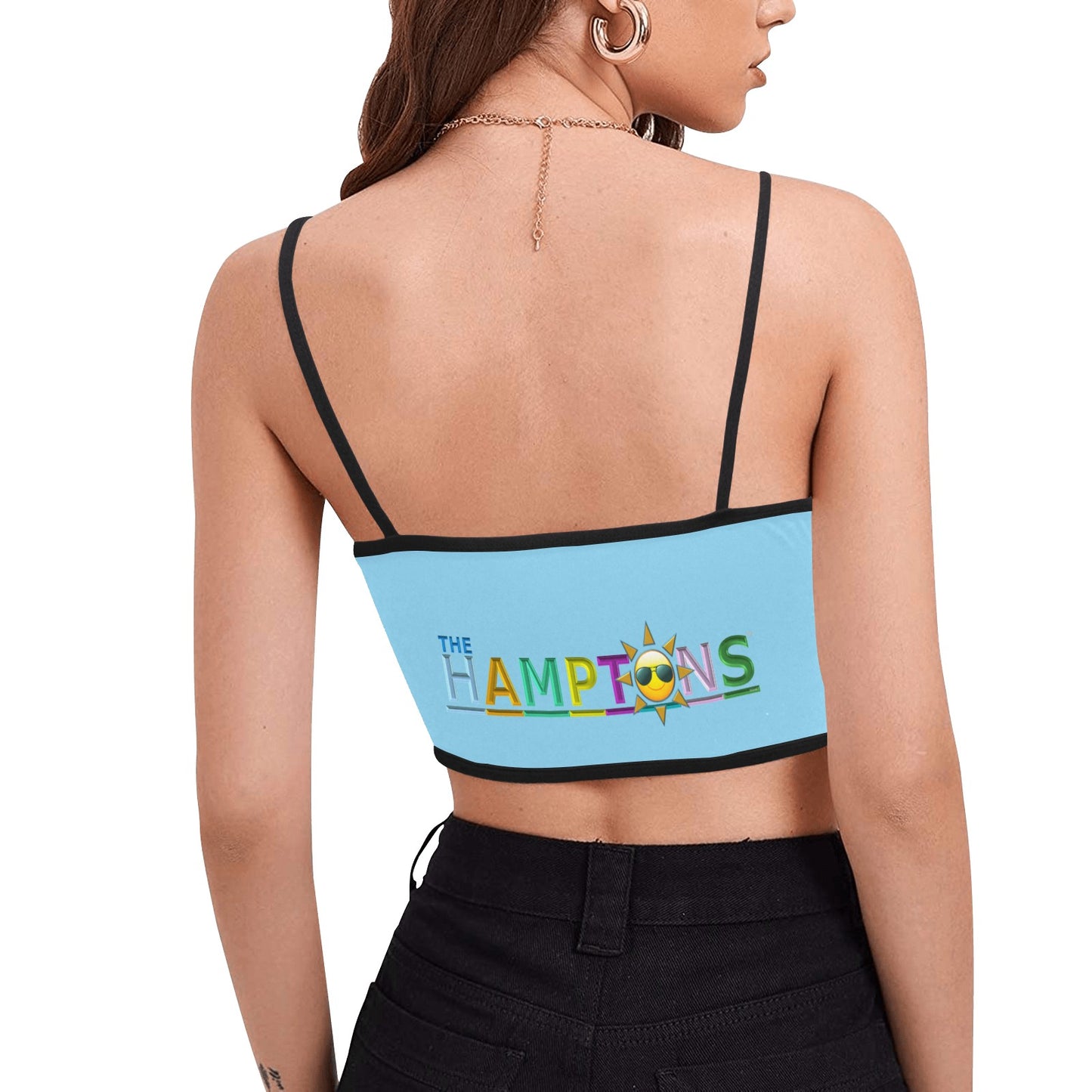 Sag Harbor'nite "Bay Street Bliss" Women's Spaghetti Strap Crop Top