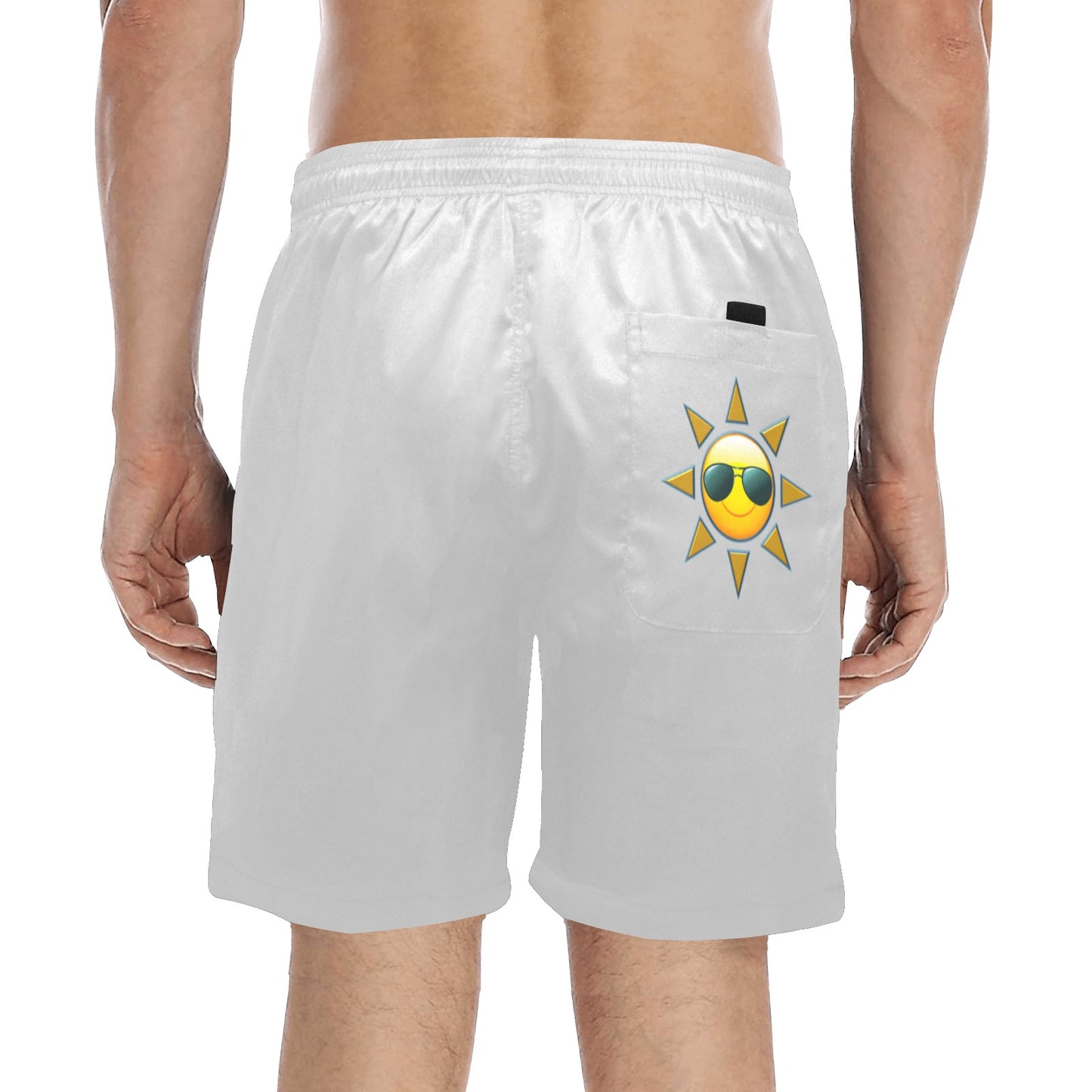 Westhamptonite "Dune Road Platinum" Men's Swim Trunks