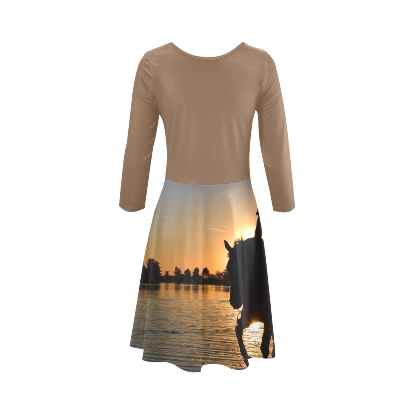 Bridgehamptonite "Palomino Classic" Women's 3/4 Sleeve Sundress