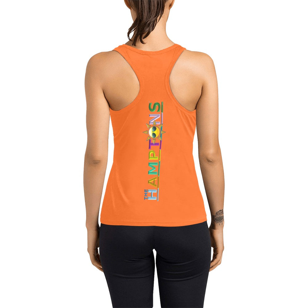 Montauk'nite "Star Island Sunset" Women's Racer Back Tank Top