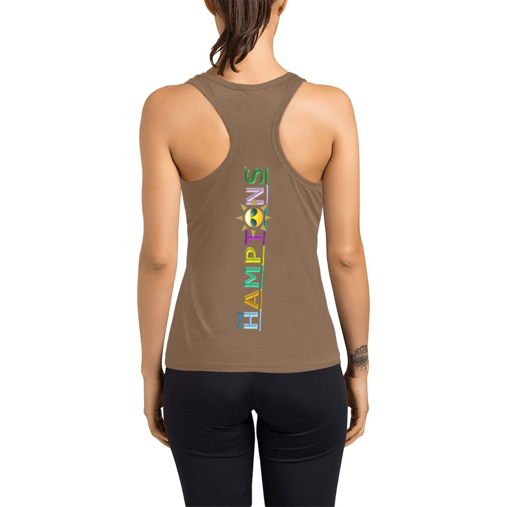 Bridgehamptonite "Potato Barn" Women's Racer Back Tank Top