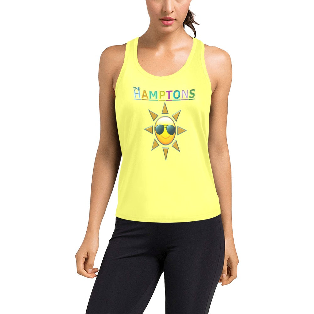 Montauk'nite "Napeague Sunrise" Women's Racer Back Tank Top