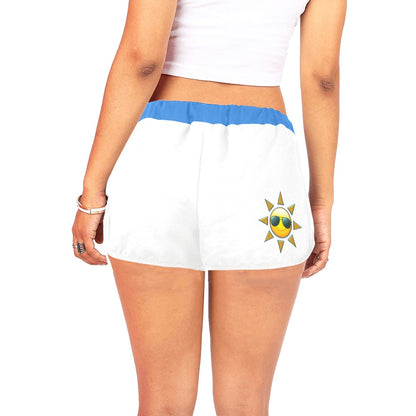 Southamptonite "WHITE / COOPERS BREEZE" Women's Track Shorts
