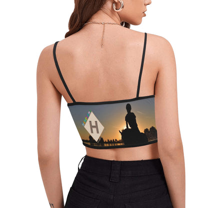 Bridgehamptonite "PALOMINO CLASSIC" Women's Spaghetti Strap Crop Top