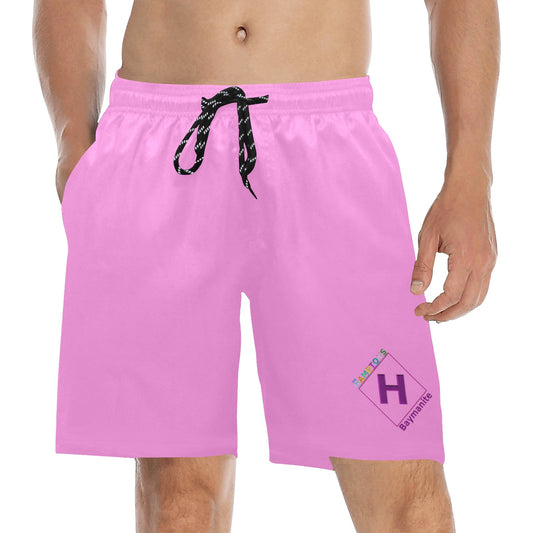 Hampton Bays "Canoe Place Rose" Men's Swim Trunks