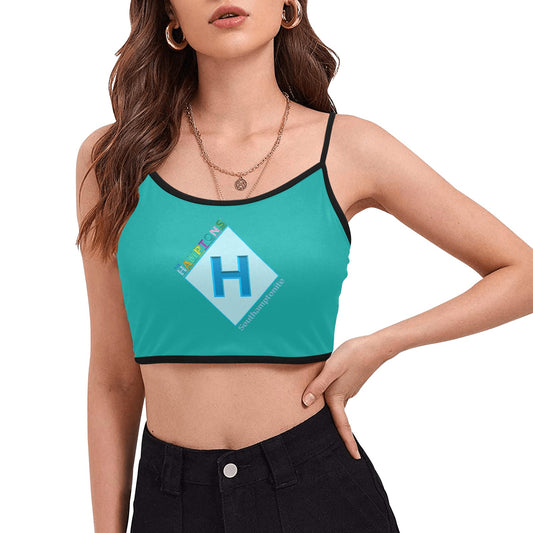 Southamptonite "AGAWAM SHADE" Women's Spaghetti Strap Crop Top
