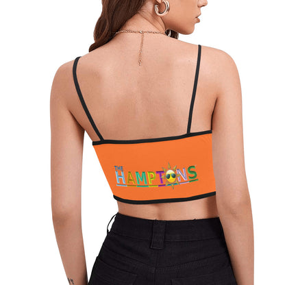 Montauk'nite "Star Island Sunset" Women's Spaghetti Strap Crop Top