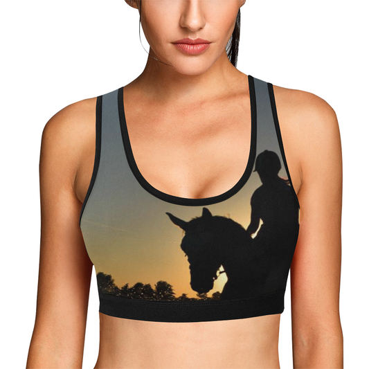 Bridgehamptonite "PALOMINO CLASSIC" Women's Sports Bra