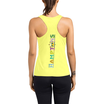 Montauk'nite "Napeague Sunrise" Women's Racer Back Tank Top