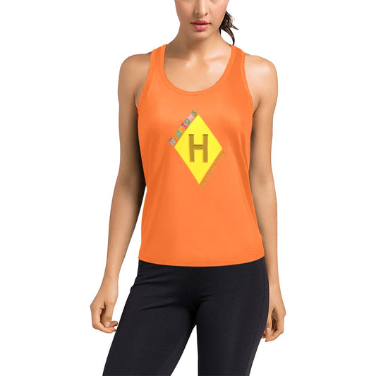 Montauk'nite "Star Island Sunset" Women's Racer Back Tank Top