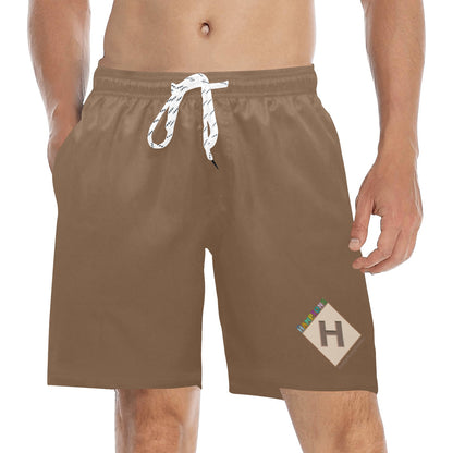 Bridgehamptonite "Potato Barn" Men's Swim Trunks