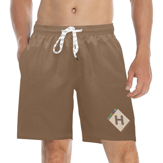 Bridgehamptonite "Potato Barn" Men's Swim Trunks