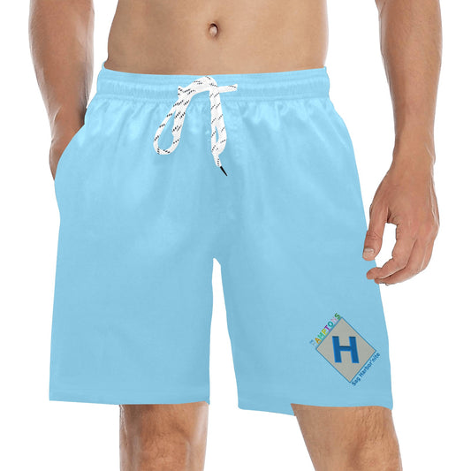 Sag Harbor'nite "Bay Street Bliss" Men's Swim Trunks