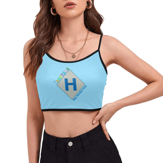 Sag Harbor'nite "Bay Street Bliss" Women's Spaghetti Strap Crop Top