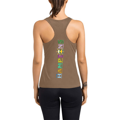 Bridgehamptonite "Potato Barn" Women's Racer Back Tank Top
