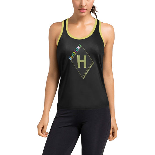 East Hamptonite "Rowdy Babe" Women's Racer Back Tank Top