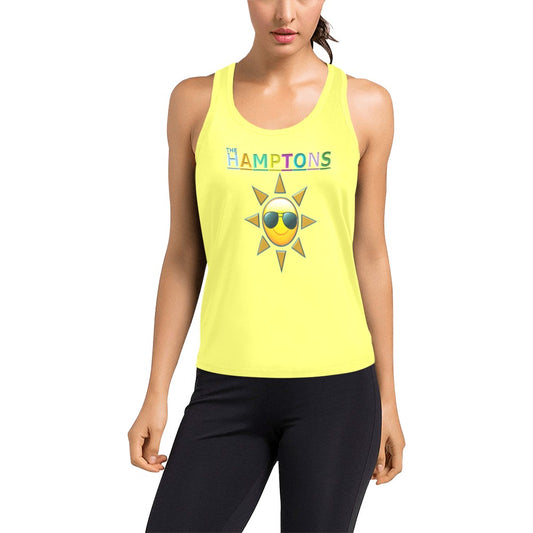 Montauk'nite "Napeague Sunrise" Women's Racer Back Tank Top